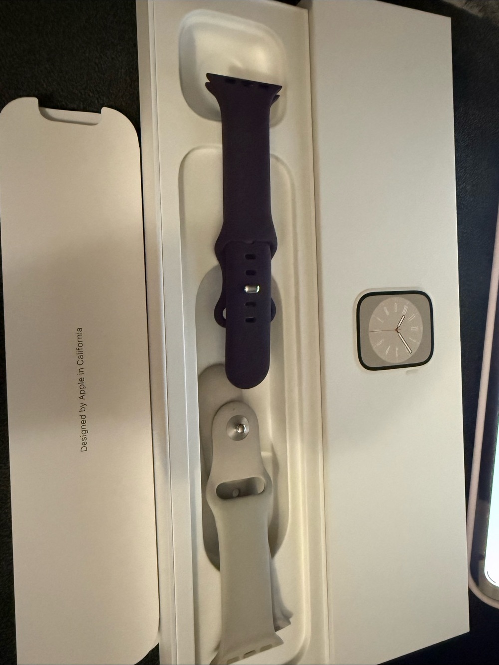 Apple Watch Series 8 GPS 41” Sandstone Sport Band - Touchscreen Smartwatch - Picture 3 of 7